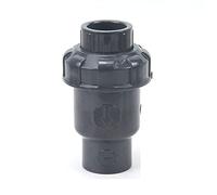 20mm 25mm 32mm 40mm 50mm Black Upvcnon-Return Flap Valve One-way Valve 20MM Inner Check Valve Vertical And Horizontal General 1pc