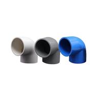 20mm 25mm 32mm 40mm 50mm ID 90 Degree Elbow PVC Tube Joint Pipe Fitting Coupler Adapter Water Connector for Aquarium Fish Tank(Blu,32mm)
