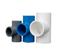 20mm 25mm 32mm 40mm 50mm ID Equal Tee PVC Tube Joint Pipe Fitting Coupler Adapter Water Connector for Aquarium Fish Tank(Blu,25mm)