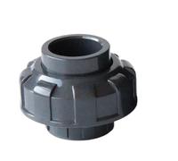20mm 25mm 32mm 40mm 50mm ID UPVC Union Pipe Fittings Coupler Water Connector for Garden Irrigation Hydroponic System(40mm)