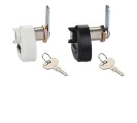 20mm 25mm Zinc Alloy 3 Digit Combination Cam Lock with Key for Mailbox Door Drawer Cabinet Locker Mechanical Password Lock Black White(25mm Black)
