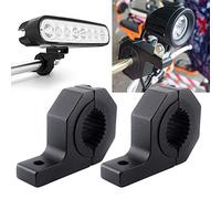 20MM-35MM Work Light Mounting Bracket Kit,Universal LED Light Bar Tube Clamp Mounting Bracket Fog Light Mounting Bull Bar Bumper Lamp Holder for Driving Light Spotlight Off-Road Vehicles Car Truck