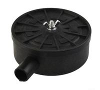 20mm Air Compressor Muffler Filter with Plastic Housing - Black Noise Reduction for Industrial Air Tools