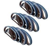 20mm Air Finger Zirconium Sander Sanding Belts 520mm x 20mm Mixed Grit 75pk