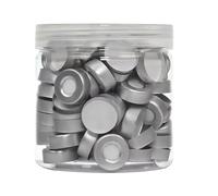 20mm Aluminum Crimp Cap with PTFE/Silicone Septa for 10ml/20ml Chromatography Vials - 100 Pack(J-CS122)
