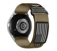 20mm Band Compatible with Samsung Galaxy Watch 7 6 5 4 FE Band 44mm 40mm/Watch 6 4 Classic 47mm 43mm 42mm 46mm/5 Pro 45mm/3 41mm/Active 2 Men,Fabric Nylon Strap for Garmin Vivoactive 5 3/Venu,S