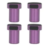20mm Bench Dog Aluminum Alloy Workbench Peg Brake Stop Woodworking Table Limit Block 4 Pack Purple Durable Lightweight for Secure Woodworking Projects