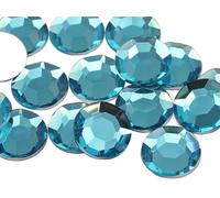 20mm Blue Aqua H109 Flat Back Acrylic Rhinestones Cosplay Plastic Gems Embelishments Jewelry Making Crafts Scrapbooking Costume Jewels - 20 Pieces