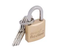Draper Redline 68019 20 mm Brass Cylinder Padlock