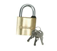20mm Brass Padlock 3 Brass Keys 3.5mm Shackle Diameter Security Lock