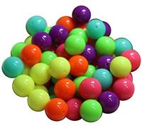 20mm Bulk Package 60 Mixed Neon Colors Solid Acrylic Chunky Bubblegum Beads Loose