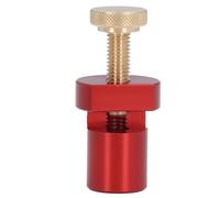 20mm Dog Hole Limit Block Aluminum Alloy Ruler Fixed Stair Woodworking Angle Ruler Auxiliary Clamp for Woodworking Tables and Carpentry Projects (Red)
