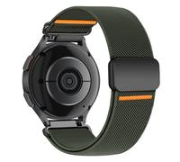 20mm Elastic Magnetic Straps for Samsung Galaxy Watch 7 6 5 4 FE Strap 40mm 44mm/6&4 Classic 43 47 42 46 mm/5Pro 45mm Men Women,Stretchy Nylon Sport Band for Garmin Vivoactive 5 3 6/Forerunner 55 245
