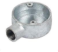 20mm Galvanised 1,2,3,4 Way Intersection Circular Box for Metal Galvanised Conduit (10)