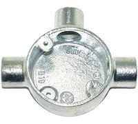 20mm Galvanised 1,2,3,4 Way Intersection Circular Box for Metal Galvanised Conduit (5)