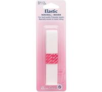 20mm Hemline Non Roll Dressmaking Elastic 1m White