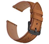 20mm Leather Band for Timex Expedition Scout, Acadia, Digital CAT, Field, Rugged Core Analog Watches - Soft Replacement Strap for Men's 39mm, 40mm, 43mm Models
