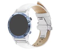 20mm leather Strap for Garmin Fenix 8 43mm 7S 6S Pro 5S Watch Band for Garmin Descent MK3 MK3i 43mm Mk2s Metal Butterfly Buckle Replacement Band S70 Epix Pro 42mm Wristband (white)