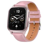 20mm Leather Watch Strap for Garmin Forerunner 170/170 Music/Forerunner 70/Approach J1/Forerunner 570 42mm, Women Man Wristband Quick Release Wristband for Garmin Vivoactive 6/5