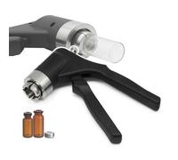 20mm Manual Vial Crimper Tool, Aluminum Flip Off Crimping Tool for Bottle Caps, Comfortable and Convenient for Food Packaging and School Use