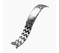 (20mm) Merjust 316l 20mm 22mm Silver Stainless Steel Watchband Watch Strap For Omega Seamaster 300 Bracelet Watch Accessories