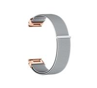 20mm Nylon Braided Watchband Fit For Garmin Descent MK 2S/Fenix 7S/6S/6S Pro /5S/5S Plus Replacement Watchband(White)