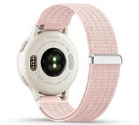 20mm Nylon Quick Release Band Compatible with Garmin Vívoactive 6/5/3/3 Music/Forerunner 165/245/55/570 42mm Band, Hook and Loop Soft Nylon Sports Strap for Forerunner 158/645/Venu/Venu Sq 2 Women Men