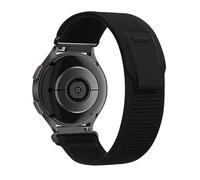 20mm Nylon STRAP For Garmin Approach S50 S44 S42 S40 S12/Vivomove Luxe/Style/Venu/2 Plus SQ/Vivoactive 3/5/6 /Forerunner 55 158 165 570 245 645 Women/Men,Stretchy Sport Solo Loop Bands (Black)