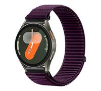 20mm Nylon Strap for Samsung Galaxy Watch 7/6/5/4/FE Armband 40mm 44mm/Galaxy Watch 6/4 Classic 47mm 43mm 46mm 42mm/5 Pro 45mm Men Women, Braided Elastic Replacement Strap, Nylon, No Gemstone