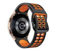 20mm Official Silicone Strap for Galaxy Watch4 Classic 46 42mm/44 40mm Smartwatch Ridge Sport Bracelet Watch Band Correa (Color : Color C, Size : Watch4 46mm)