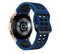 20mm Official Silicone Strap for Galaxy Watch4 Classic 46 42mm/44 40mm Smartwatch Ridge Sport Bracelet Watch Band Correa (Color : Color C, Size : Watch4 46mm)