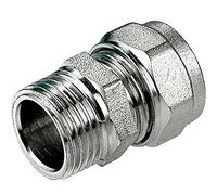 20mm PEX-AL-PEX x 3/4" Male Brass Compression Fittings Union