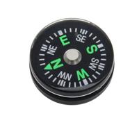 20mm Plastic Mini Compass, Portable Navigation Tool for Camping Hiking Boating, Durable Black Outdoor Survival Gear