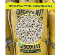 20mm Polar White, 850Kg Bulk Bag Free Delivery