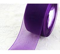 20mm Turquoise Organza Ribbon Roll for Gifts Wrap Sew Party, Decorations Events Dress Wedding Christmas Crafts, Bows Car Balloons DIY, Bouquets, Cake More 45 Meters / 50 Yards