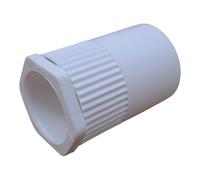 20mm PVC Female Conduit Adaptor White - Pack of 5