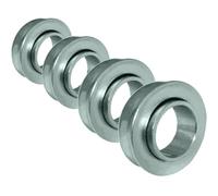 20mm Roller Ball Bearings ID 20mm x OD 35mm x Width 8mm Roller Bearing Steel Wheel Bearings for Wheelbarrow or Cart Hand Truck - 4 Pack