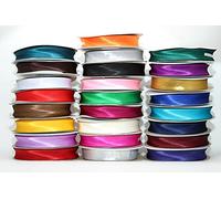 20mm Satin Bias Binding Tape - Piping, Hemming, Finishing Raw Edges - DIY Garment & Apparel Binding