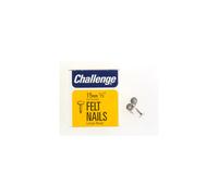 (20mm, Silver) Challenge Galvanised Clout Nails