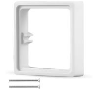 20mm Single Socket Spacer for Electrical Installations, Light Switch Spacer Plate with 50mm Screws, Electrical Outlet Extender Box, Light Switch Spacer for DIY & Home Office School Wall Installation