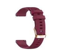 20mm Soft Silicone Quick disassembly Watch Strap Fit for Garmin Vivoactive 3/Venu 2 plus/Forerunner 245 645 55(Wine red,For Vivoactive 3)