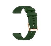 20mm Soft Silicone Quick disassembly Watch Strap Fit for Garmin Vivoactive 3/Venu 2 plus/Forerunner 245 645 55(Army Green,For Venu SQ)