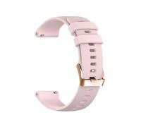 20mm Soft Silicone Quick disassembly Watch Strap Fit for Garmin Vivoactive 3/Venu 2 plus/Forerunner 245 645 55(Rose pink,For Vivoactive 3)