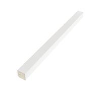 20mm Square uPVC Architrave Trim (2.5m) - White