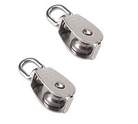 20mm Stainless Steel 304 Single-sheaved Wire Rope Pulley Block, Pack of 2 …