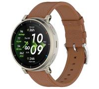 20mm Strap for Amazfit Cheetah 2 Pro/Active 3 Premium/Active 2S/Active 2/GTR mini/GTS 4 mini/GTS 4/GTS 3 Watch Band, Leather Bracelet for Amazfit Bip 3/Bip 3 Pro/T-Rex 3 Pro 44mm Strap，Light Brown