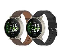 20mm Strap for Amazfit Cheetah 2 Pro/Active 3 Premium/Active 2S/Active 2/GTR mini/GTS 4 mini/GTS 4/GTS 3 Watch Band, Leather Bracelet for Amazfit Bip 3/Bip 3 Pro/T-Rex 3 Pro 44mm Strap，2 Pack