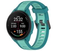 20mm Strap For Garmin Approach S50 S44 S42 S40 S12 Vivoactive 3 5 6 Music Venu/SQ/Luxe/Style/2 Plus Soft Silicone Sport Band Dual Color (Green/Mint)
