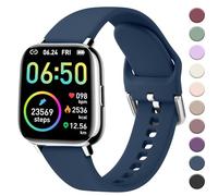 20mm Strap for Smartwatch P32 Glory Fit 1.69 inch Motast P32/ Nerunsa P32B /P36 E /P32E, Soft Silicone Replacement Sport Wristband for P32E P22D/Rinsmola P22D/iporachx P22B