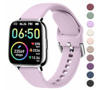 20mm Strap for Smartwatch P32 Glory Fit 1.69 inch Motast P32/ Nerunsa P32B /P36 E /P32E, Soft Silicone Replacement Sport Wristband for P32E P22D/Rinsmola P22D/iporachx P22B